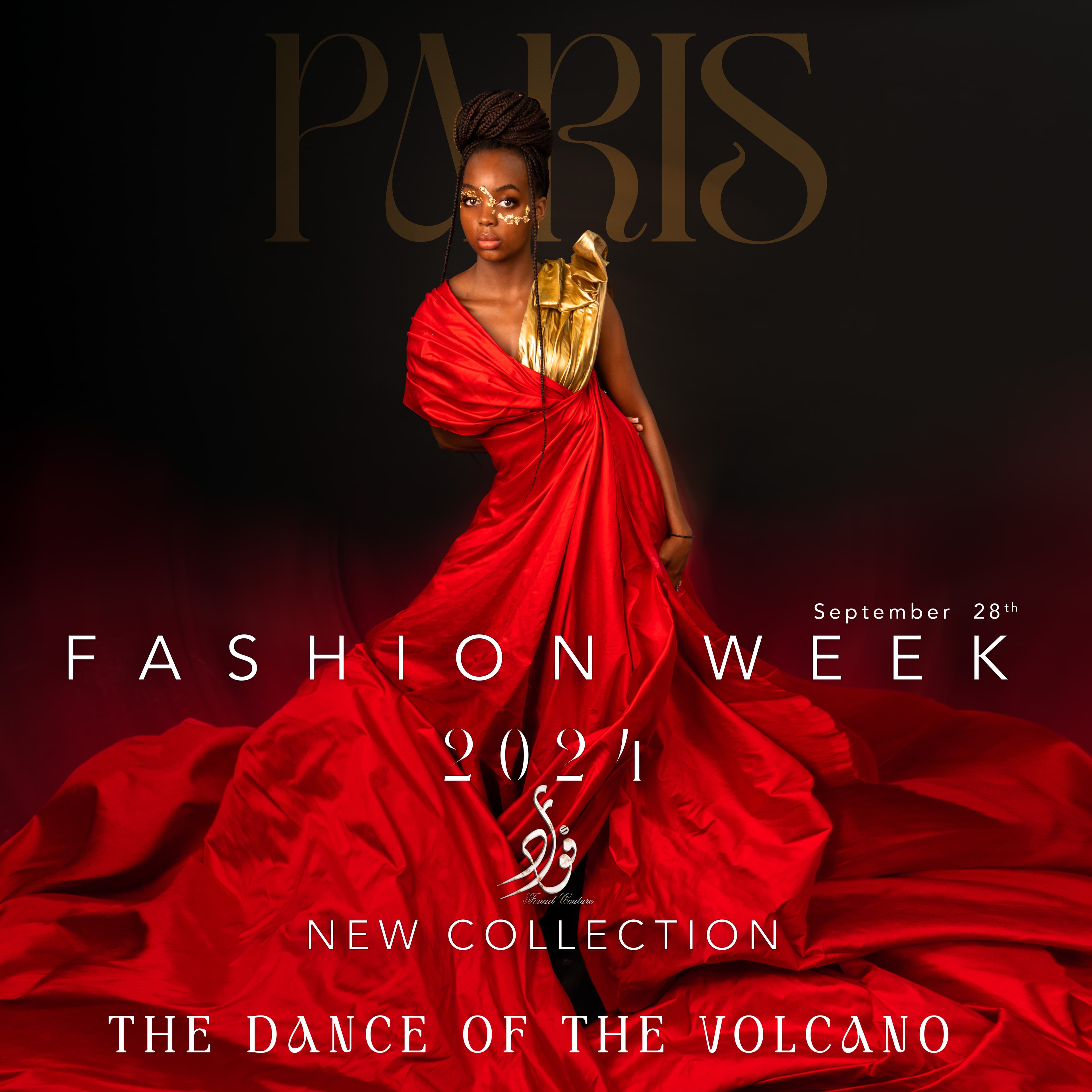 Affiche Fashion Week 2024, The Dance of the Volcano