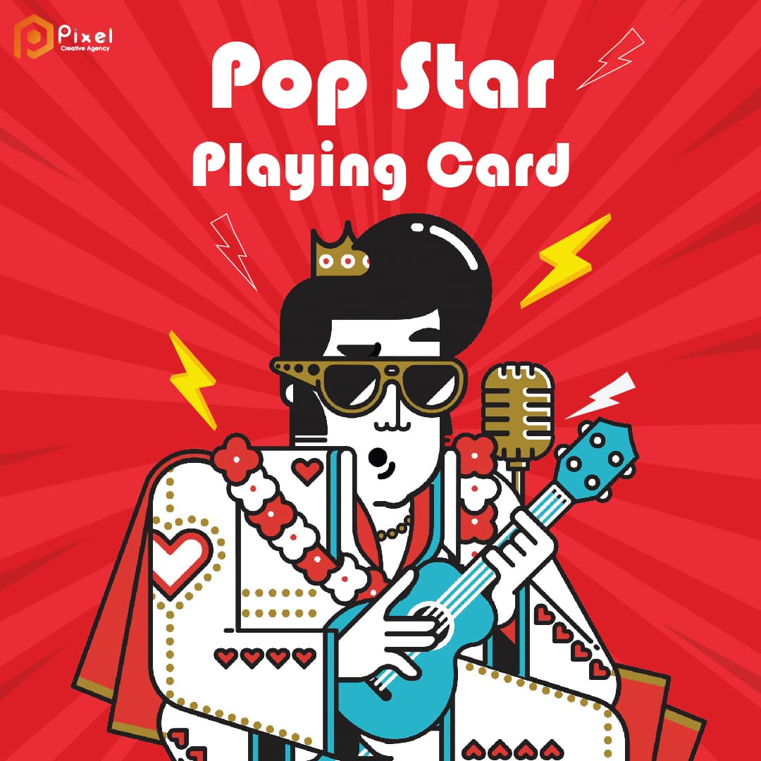 Pop Star Playing Card