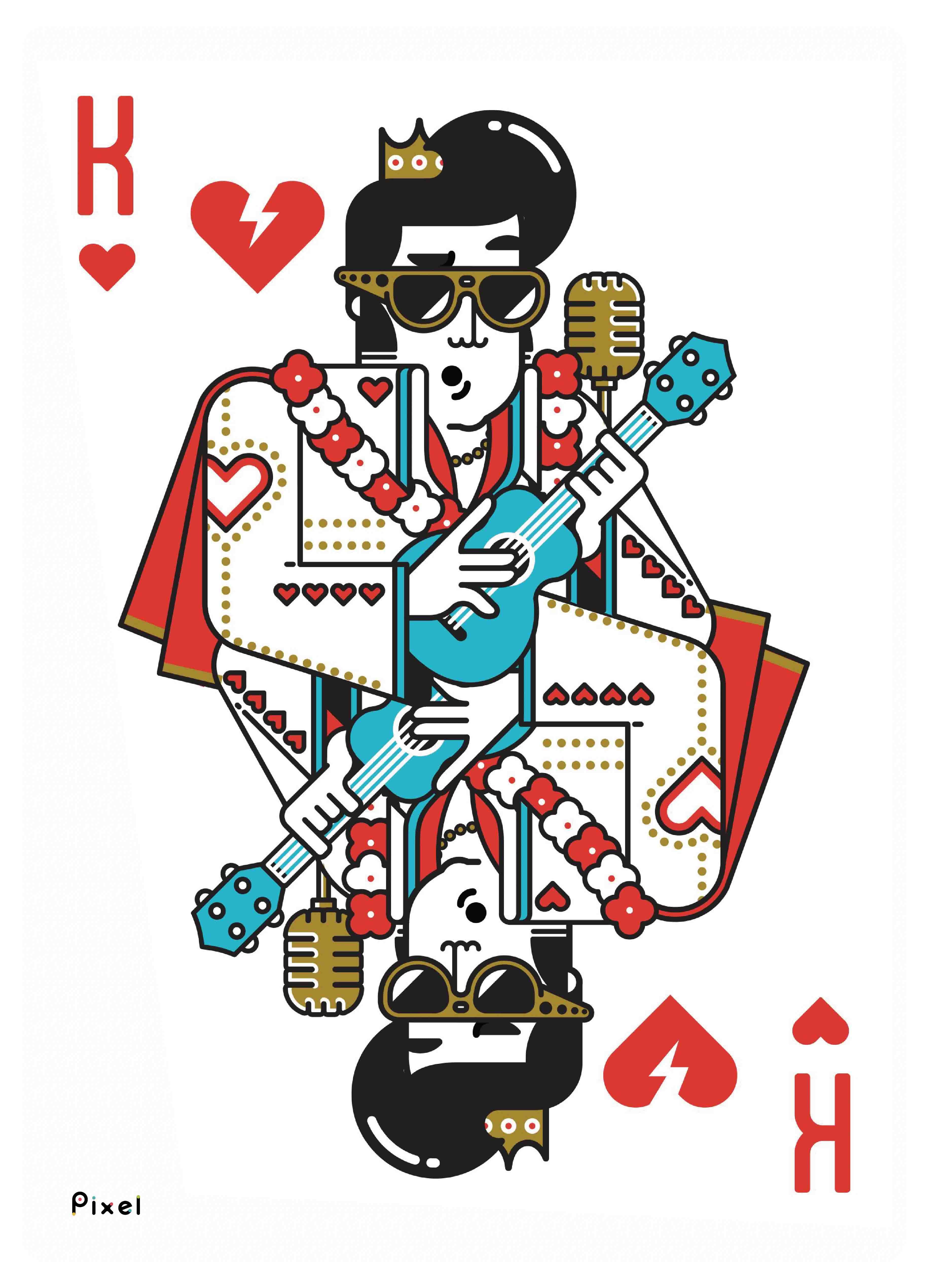 Pop Star Playing Card — Elvis Presley