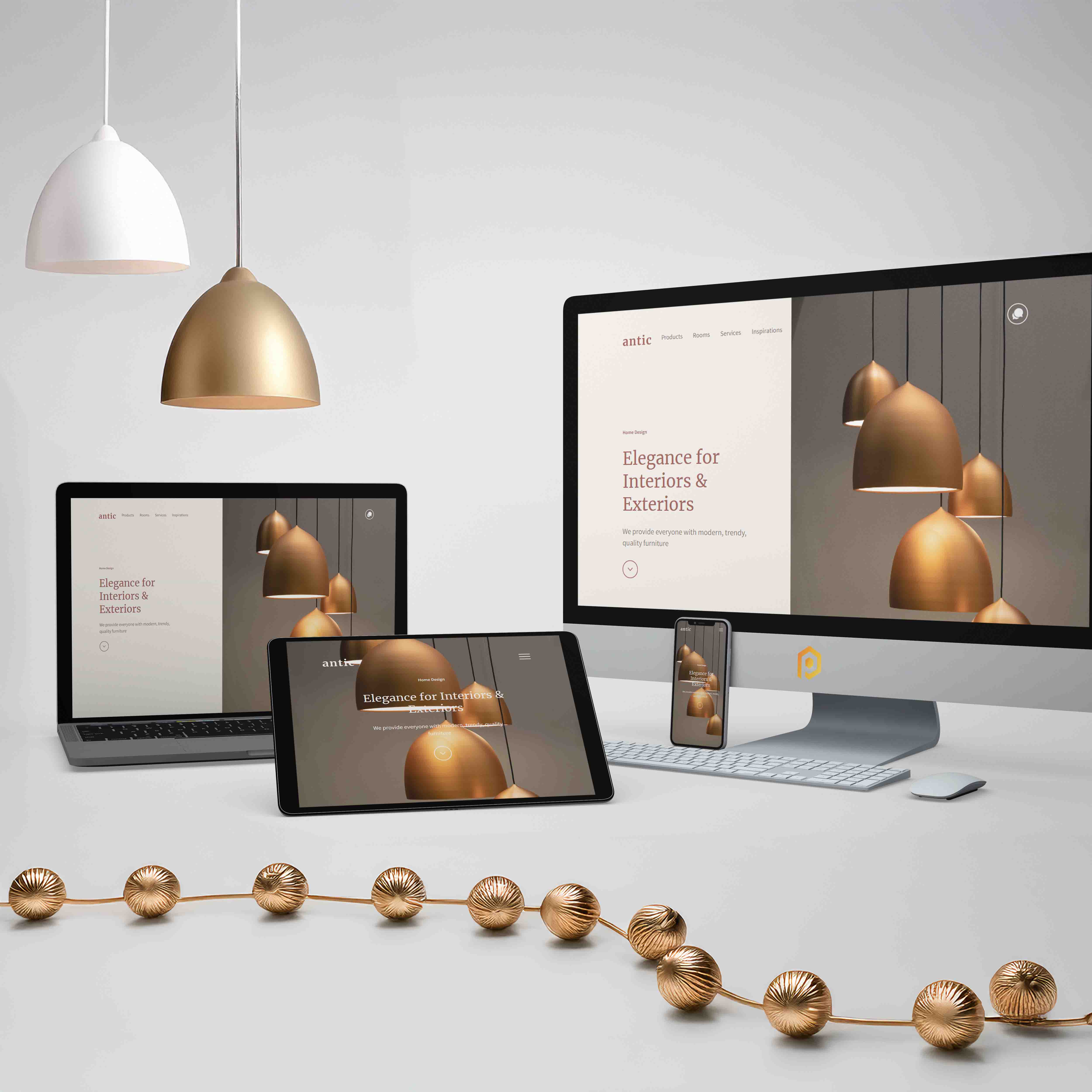 Antic — Site vitrine